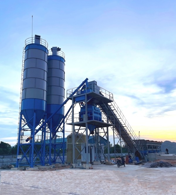 出口HZS90Q攪拌站